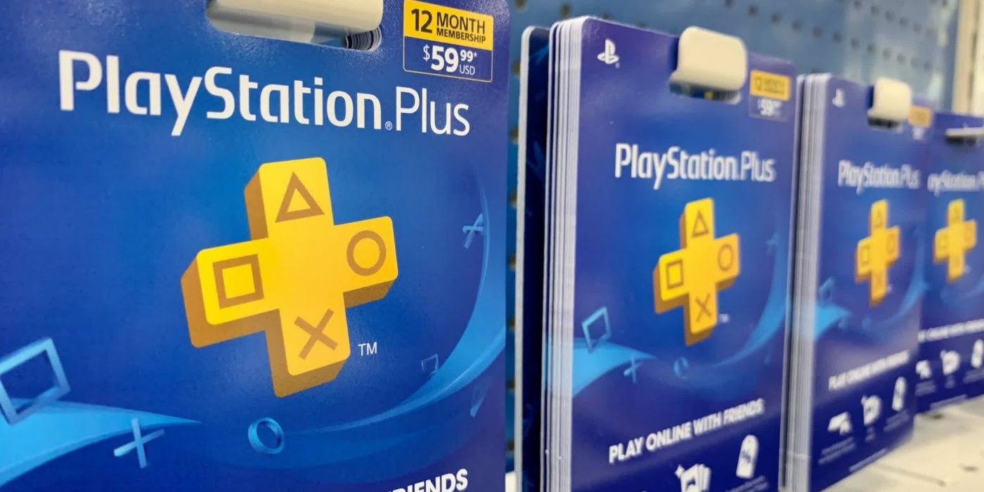 playstation plus cards on shelves