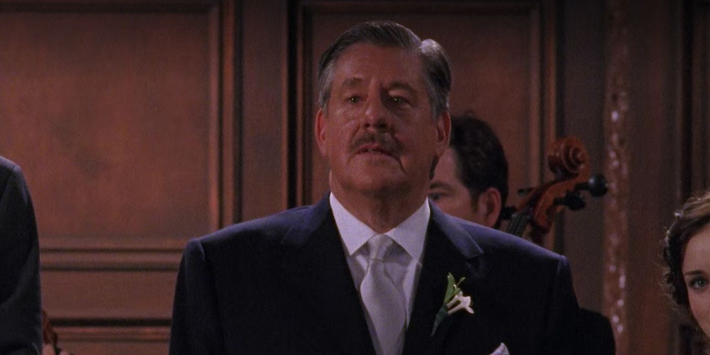 Richard gives his tearful vows in Gilmore Girls 