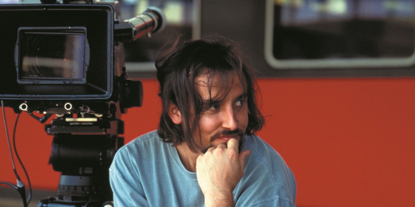 richard linklater in his director chair