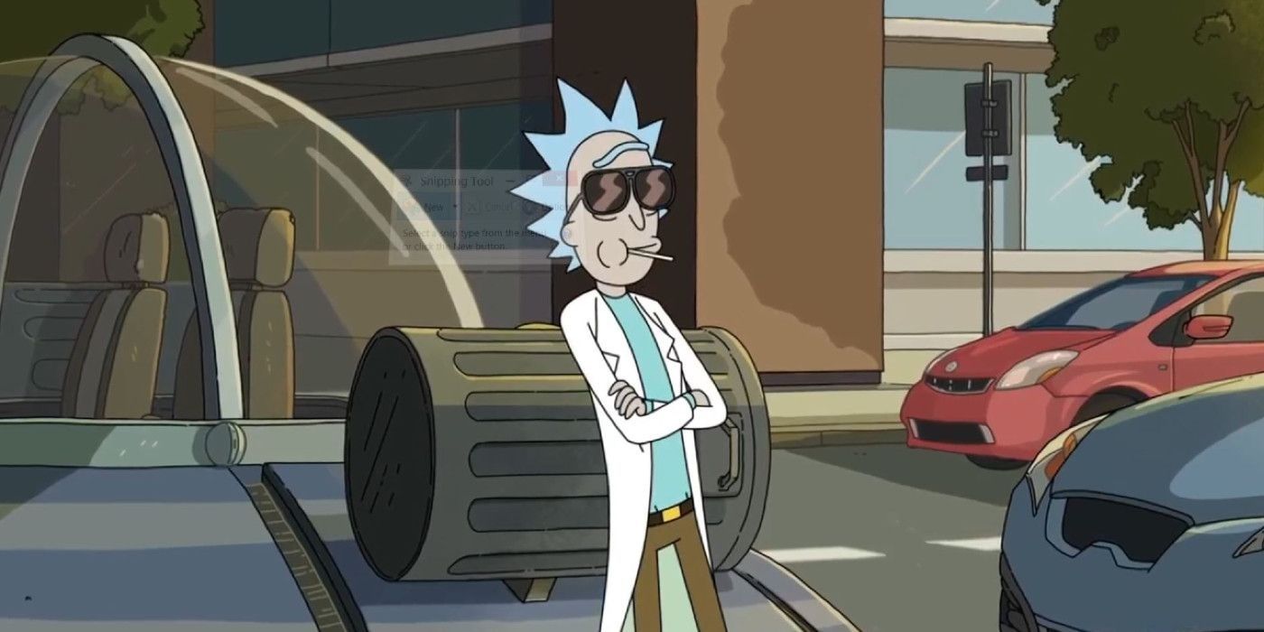Rick Sanchez in rick and morty