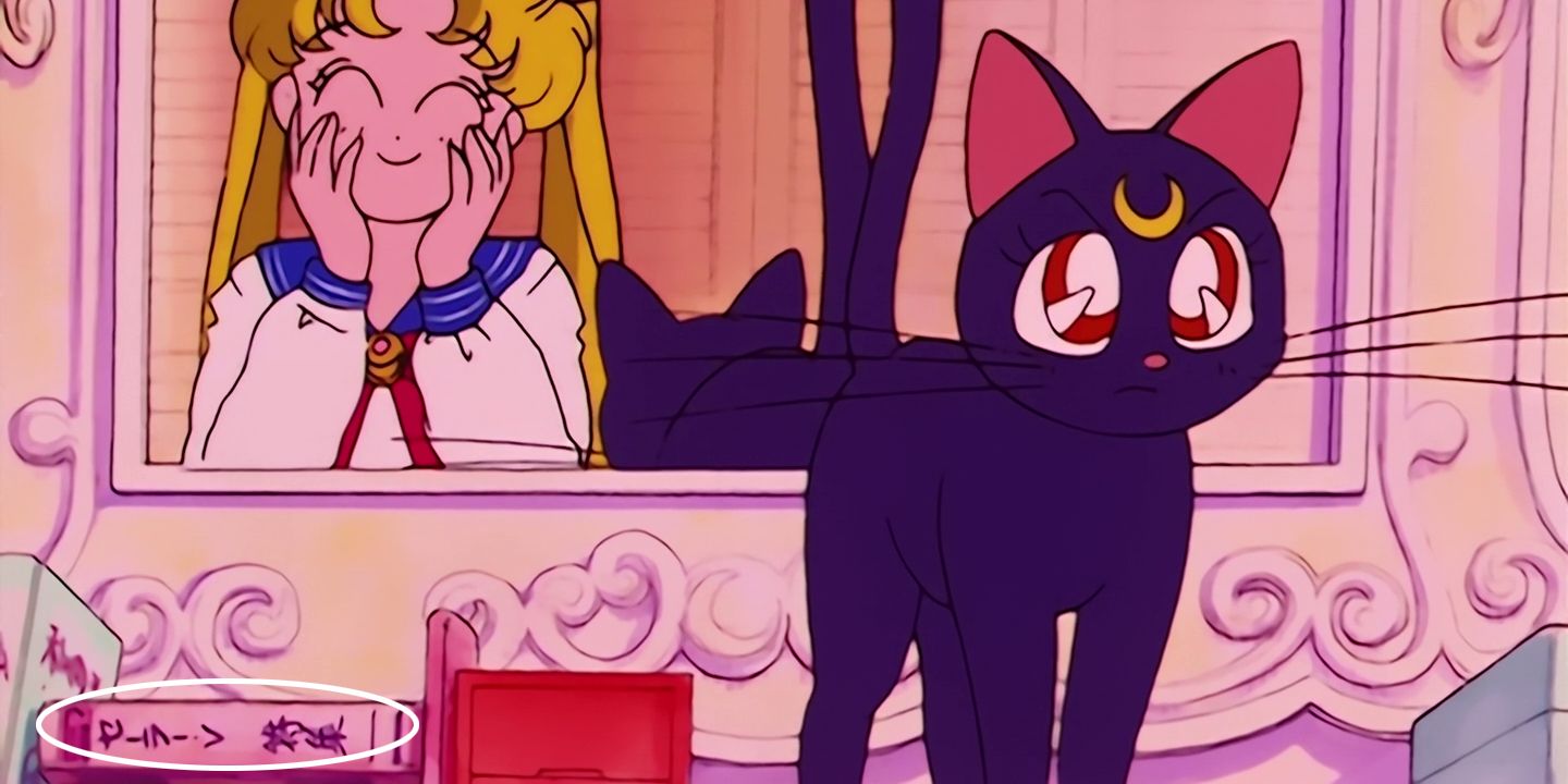 Luna tells Usagi she is Sailor Moon in the first episode of the '90s anime