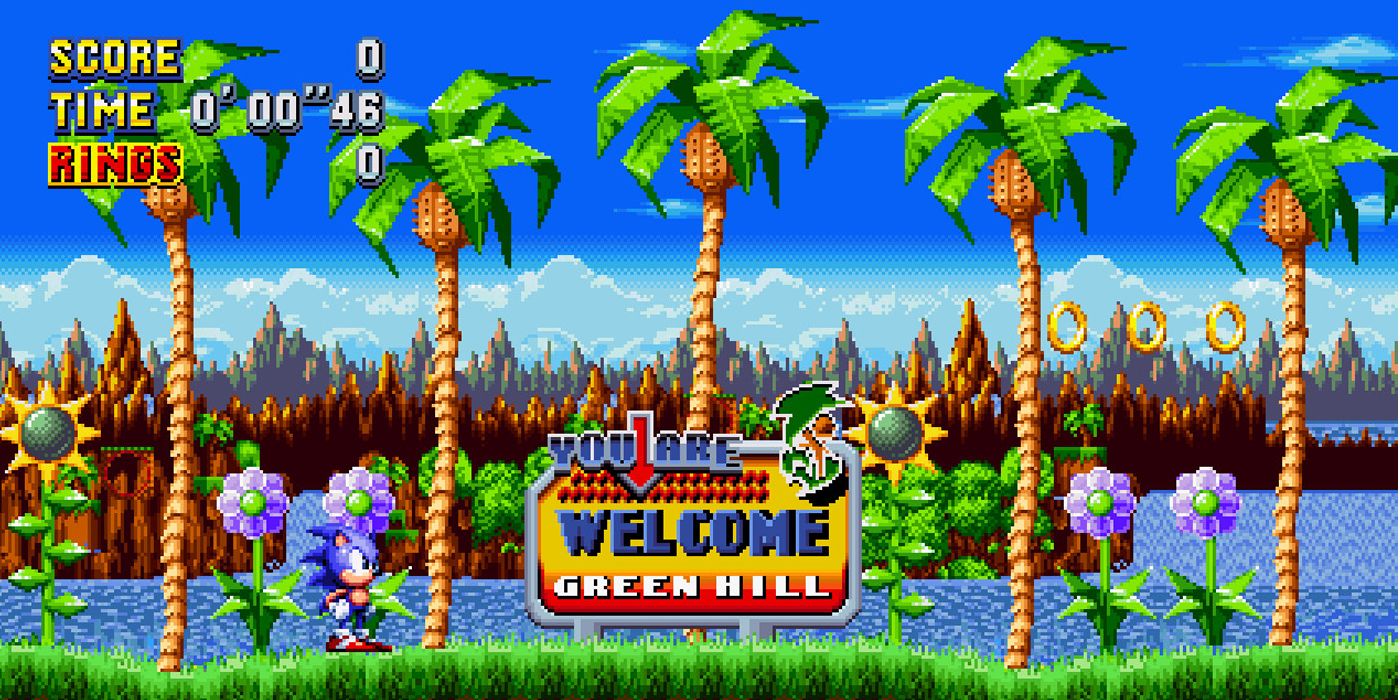 Trilha de Green Hill Zone, primeira fase de 'Sonic', ganha letra