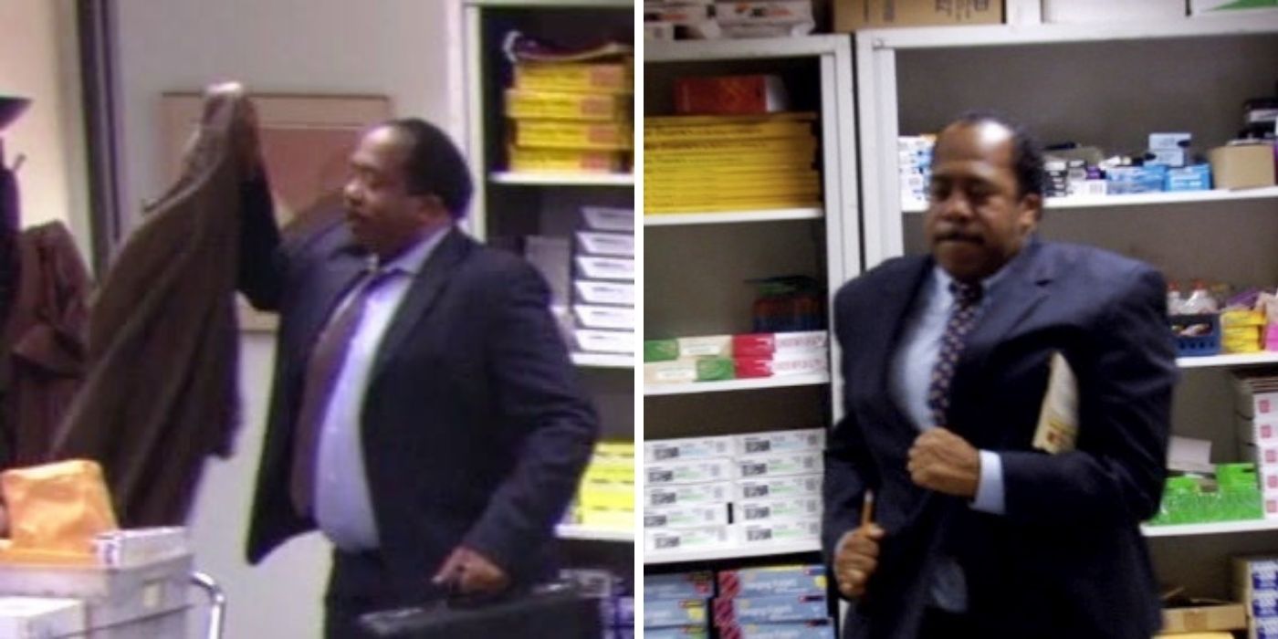 stanley leaving work - the office