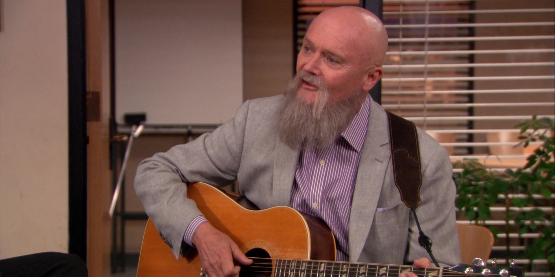 Creed tocando la guitarra en The Office