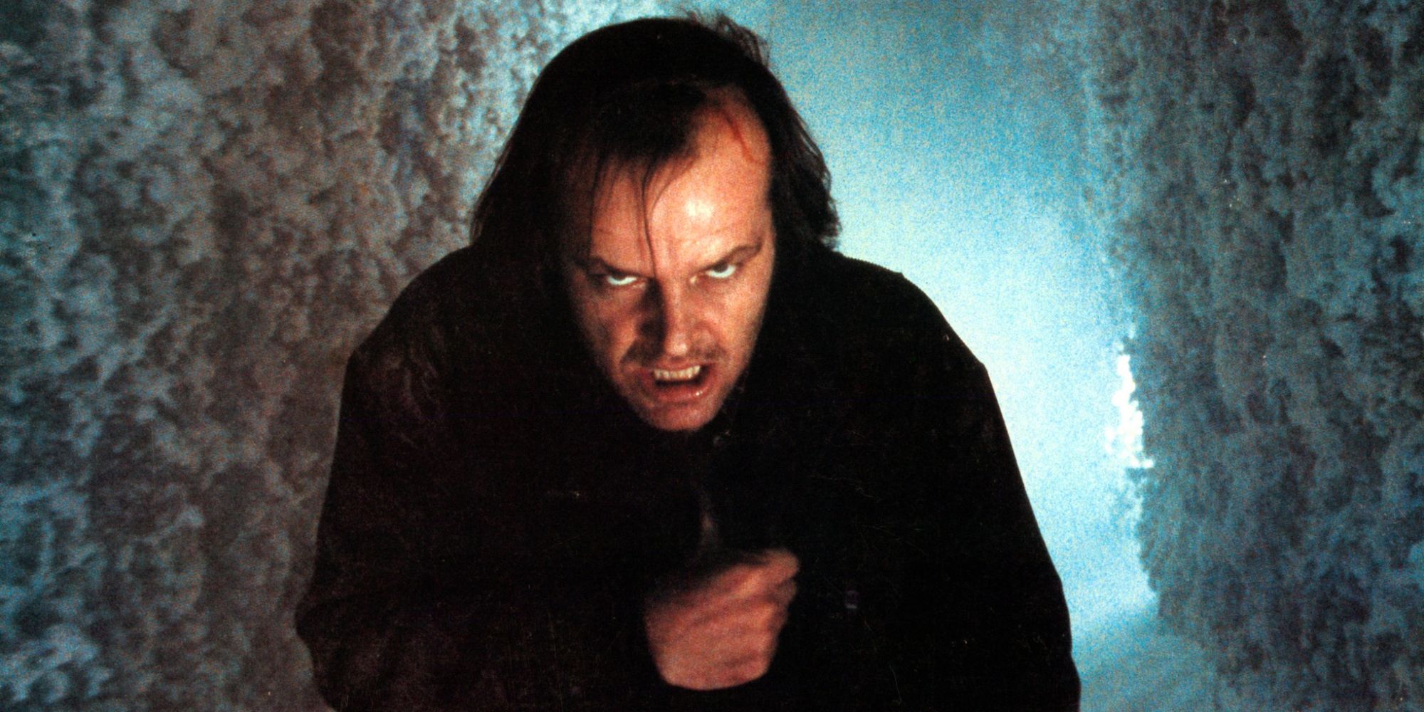 Jack Torrance (Jack Nicholson) walking through maze in The Shining