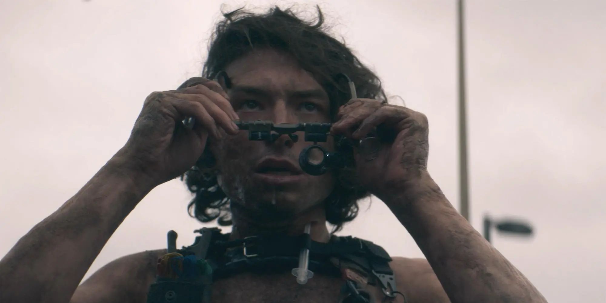 Ezra Miller as the Trashcan Man in the 2020 miniseries adaptation of The Stand.