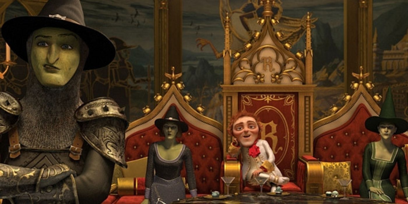the witches in shrek the movie