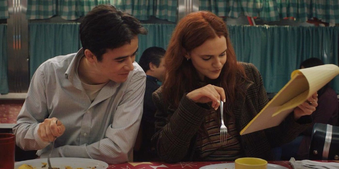 Keean Johnson and Madeline Brewer in The Ultimate Playlist Of Noise