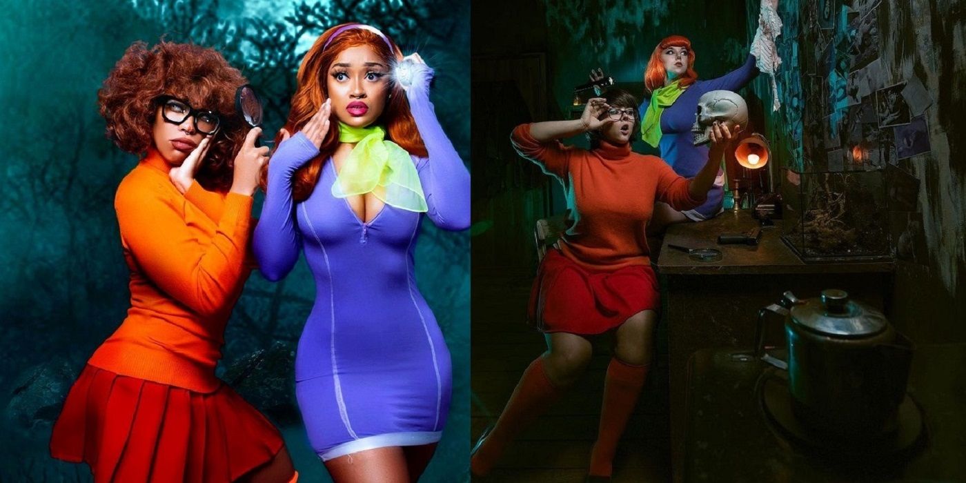 Image of: Latex Velma and Daphne costumes