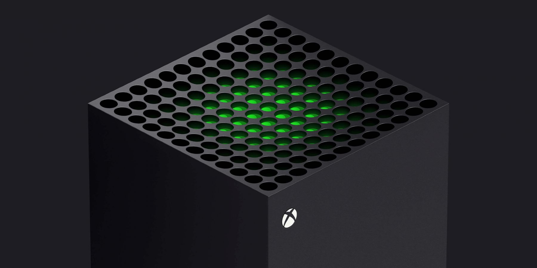 Top view of the Xbox Series X