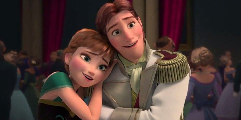 Anna and Hans together in Frozen