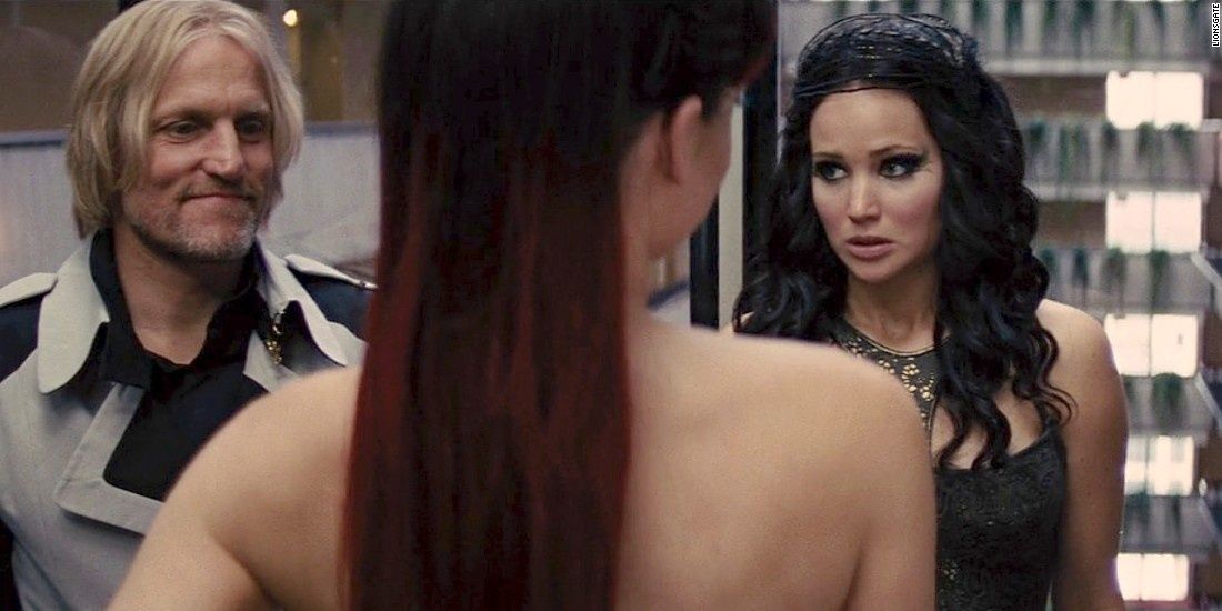 The Hunger Games Catching Fire Johanna Haymitch Katniss Elevator