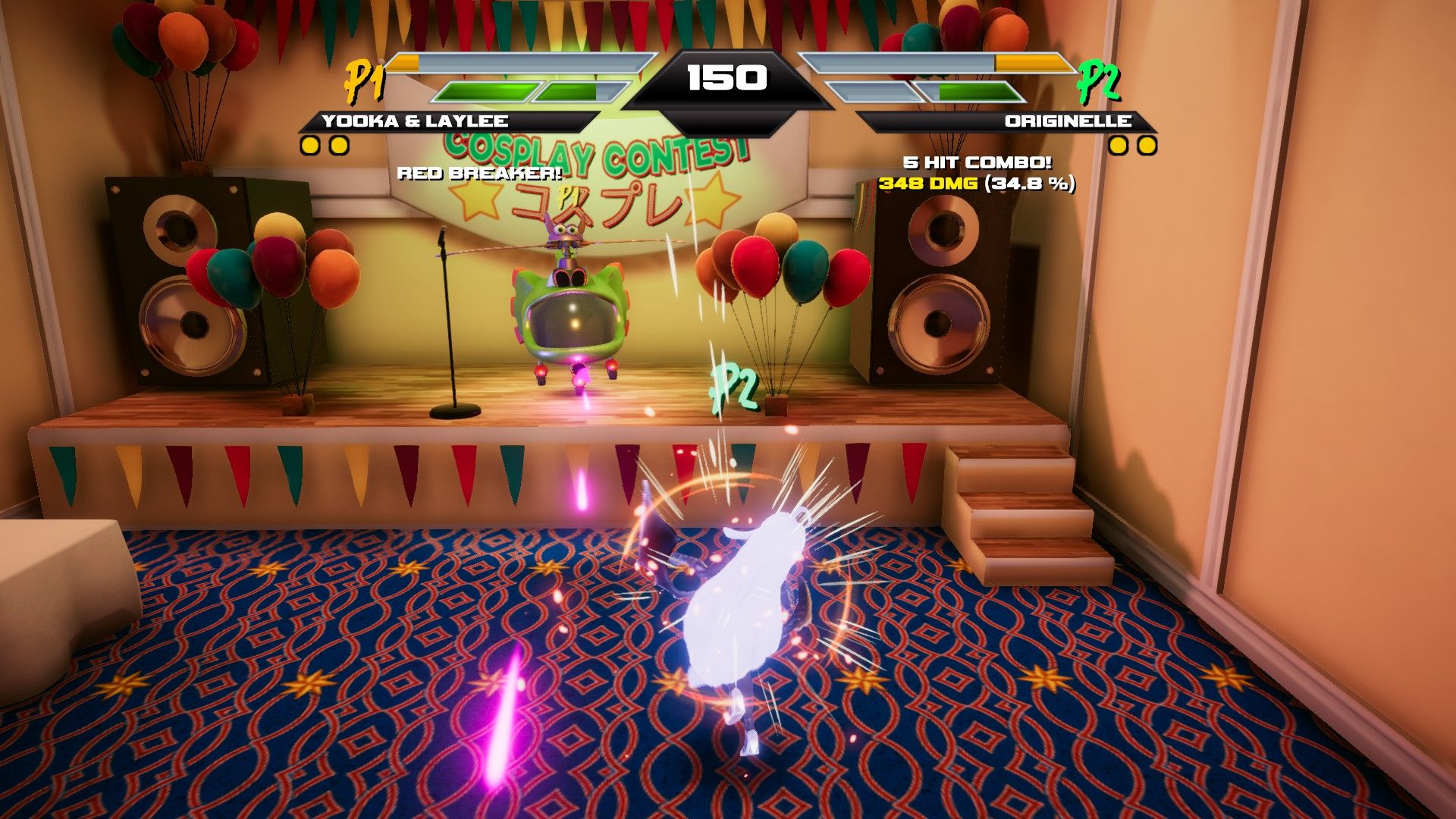 Fight Force Yooka Layle Brawl Yooka Laylee Helicopter Attacking