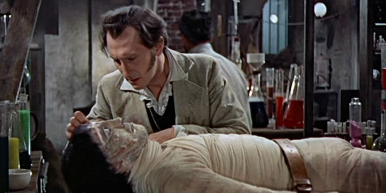Vincent Prince in The Curse Of Frankenstein 1957