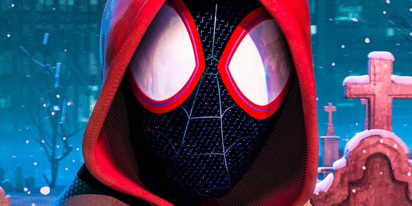 Post Malone Sunflower Music Video still of Spider-Man