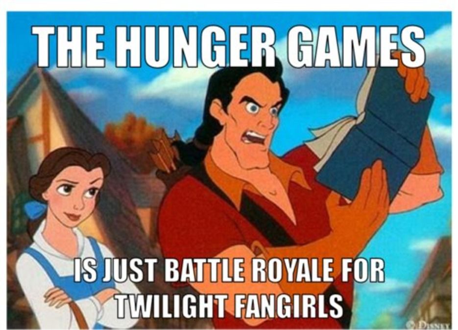 The Hunger Games vs. Twilight Meme