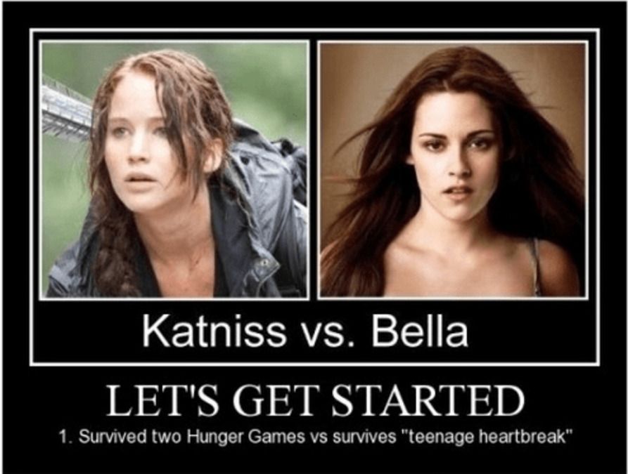 Katniss vs. Bella Meme