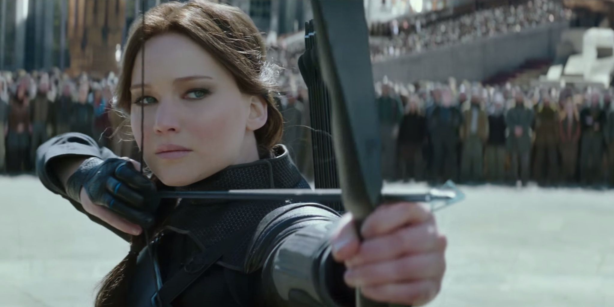 The Hunger Games Mockingjay Part 2 Katniss Prepares to Shoot Snow