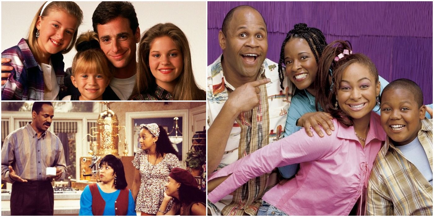 90s 2000s Sitcom Dads-Danny Tanner, Ray Campbell, Victor Baxter with kids