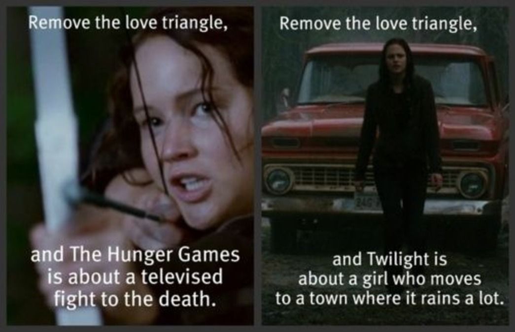 Hunger Games vs. Twilight Meme
