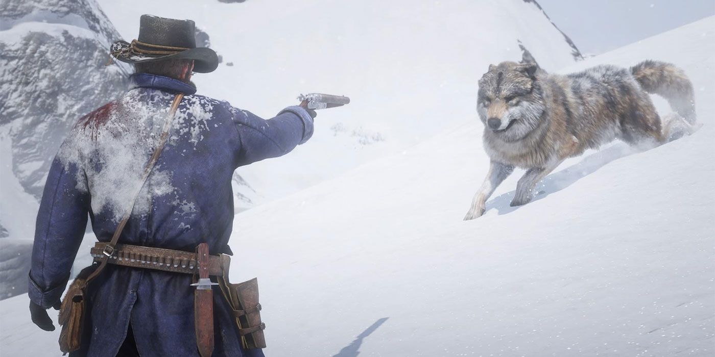 RDR2 Photo Mode Round-Up: Best Red Dead Redemption 2 Pics Snow Wolf
