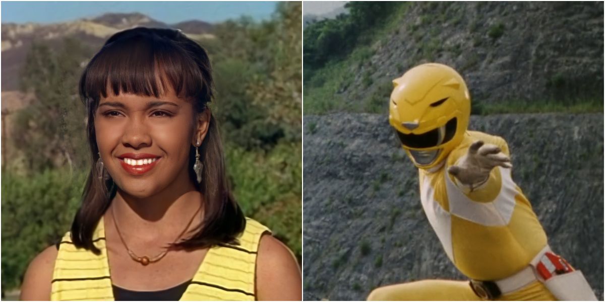 Karan Ashley as the Yellow Ranger in Mighty Morphin Power Rangers