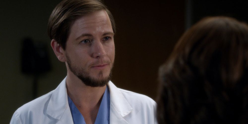 A close-up as Alex Blue Davis as Dr. Casey Parker in Grey's Anatomy