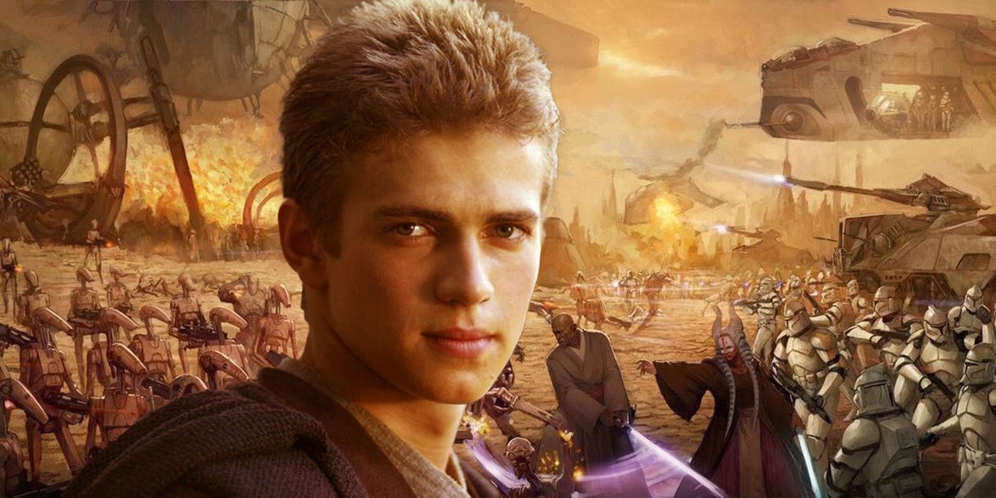 Anakin Star Wars attack of the clones Battle of geonosis