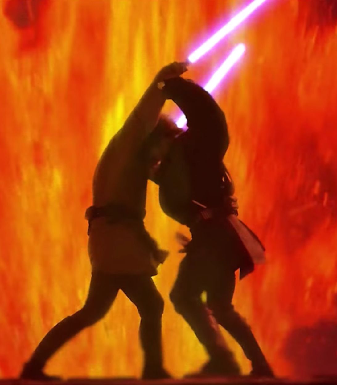 Anakin vs Obi-Wan in Star Wars Episode III Revenge of the Sith Vertical