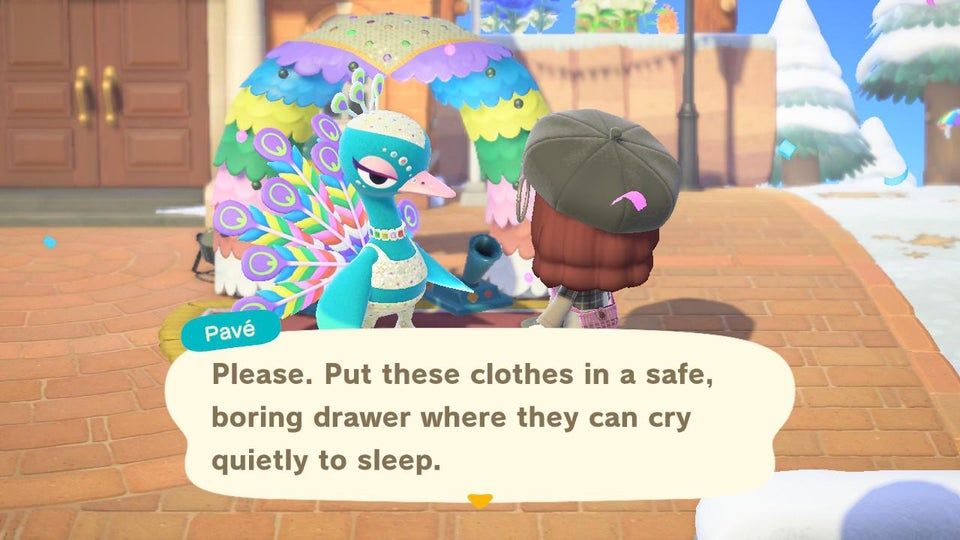Animal Crossing Festivale's Pave Is Roasting Players Fabulously