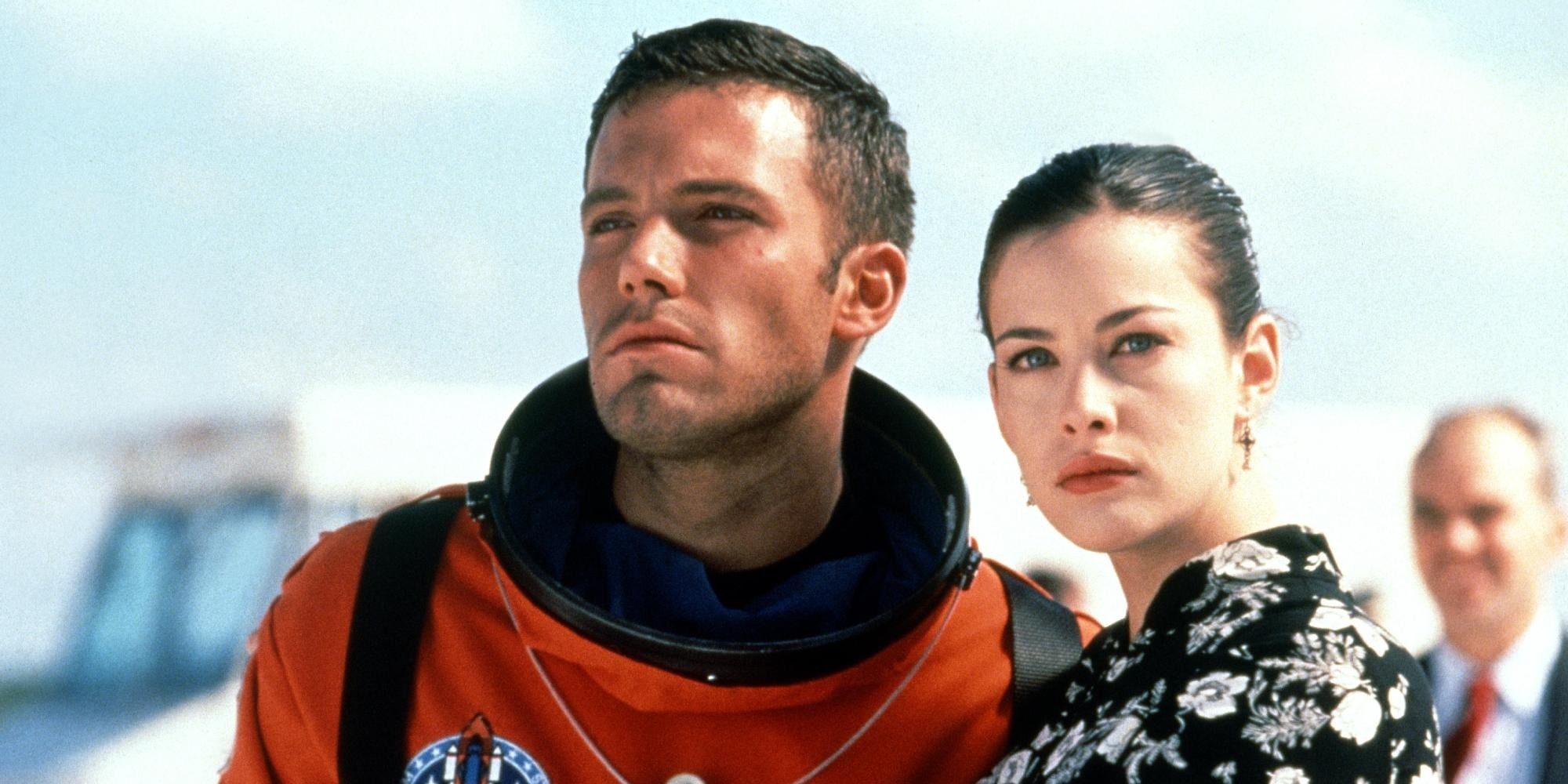 Ben Affleck et Liv Tyler dans Armageddon