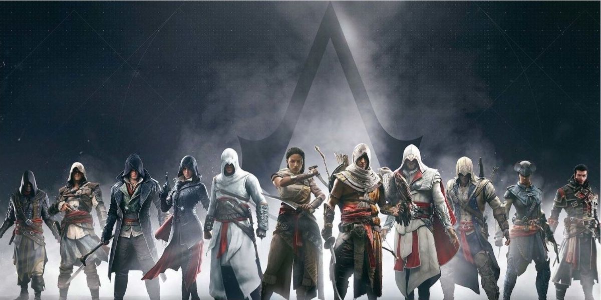 Assassin's Creed All Games Poster.