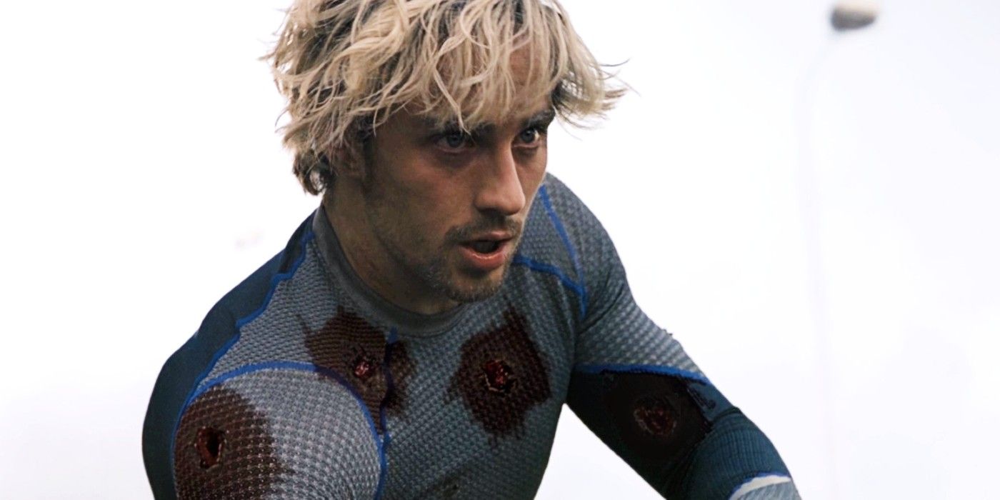 Quicksilver is shot in Avengers: Age of Ultron