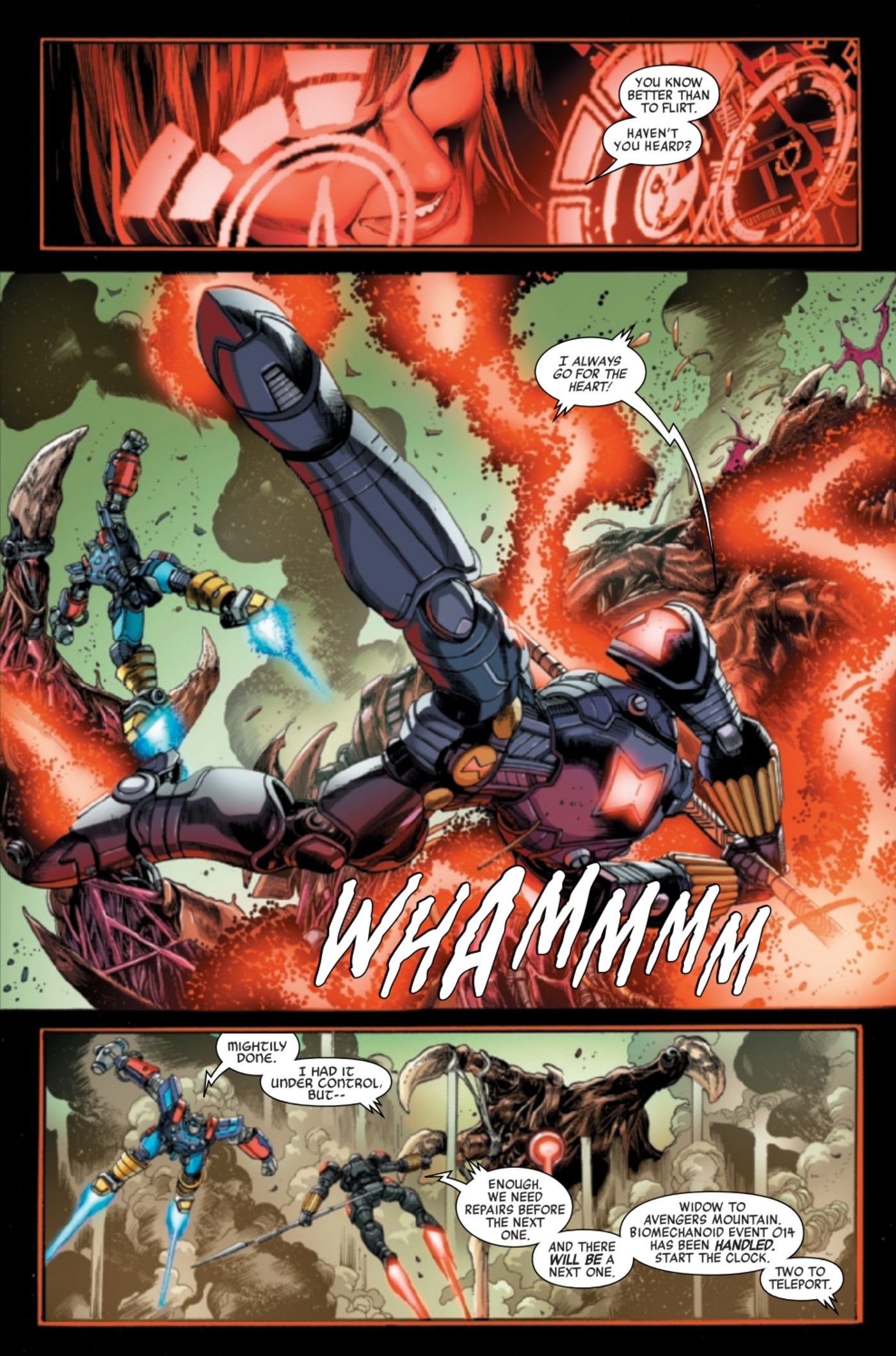 Black Widow's Avengers Mech Suit Comes With An Awesome New Weapon