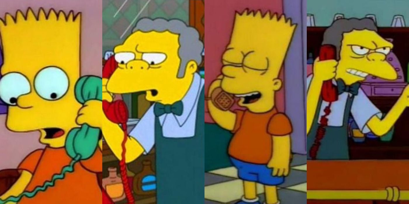 The Simpsons: Bart's 14 Best Prank Calls To Moe's Tavern, Ranked
