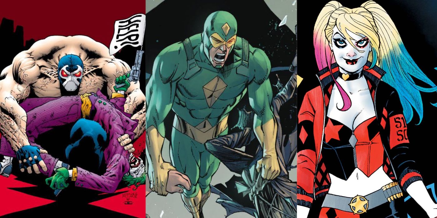 Harley Quinn, Bane, Kite-Man featured image