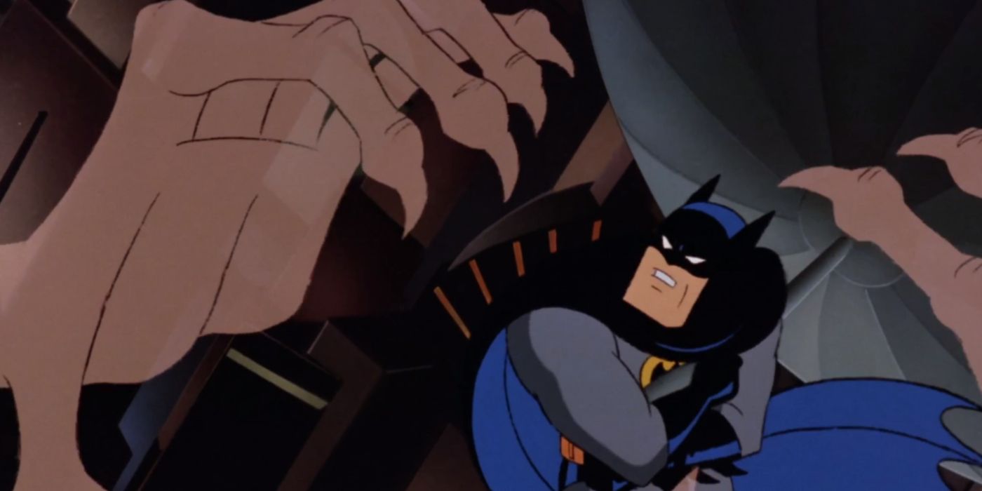 Batman facing his demons in Batman The Animated Series