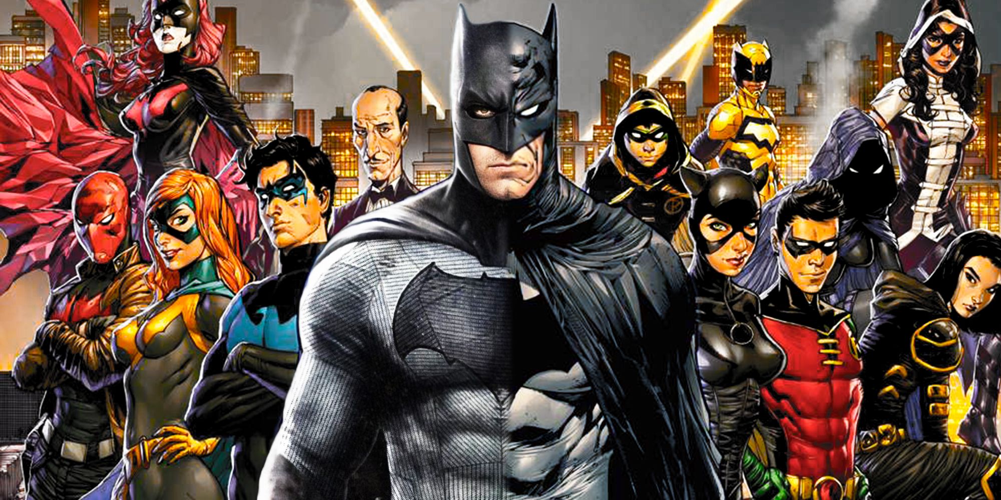 Ben Affleck's DCEU Batman and the Bat Family in DC Comics