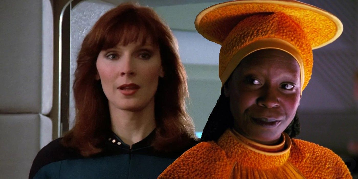 Beverly Crusher And Guinan From Star Trek The Next Generation