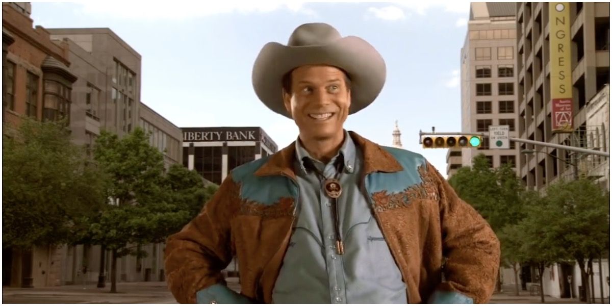 Bill Paxton as Dinky Winks saying Somebody Ring the Dinkster in Spy Kids 3