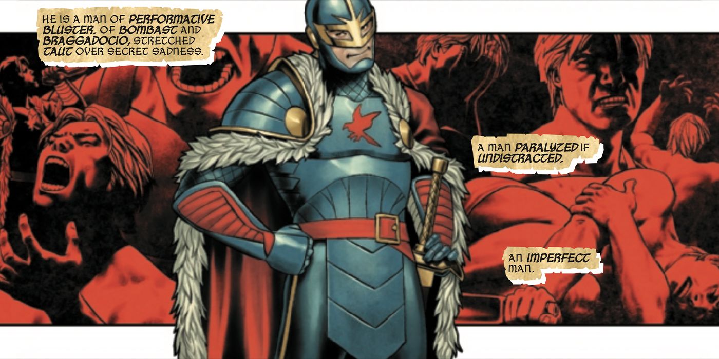 Black Knight (Dane Whitman) in the King in Black: Black Knight #1 comic.