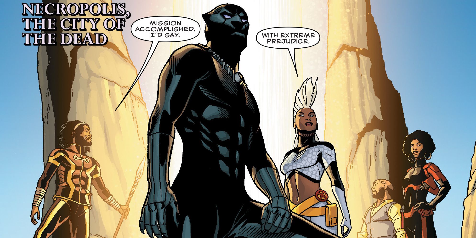 An image of Black Panther with Storm in The Crew
