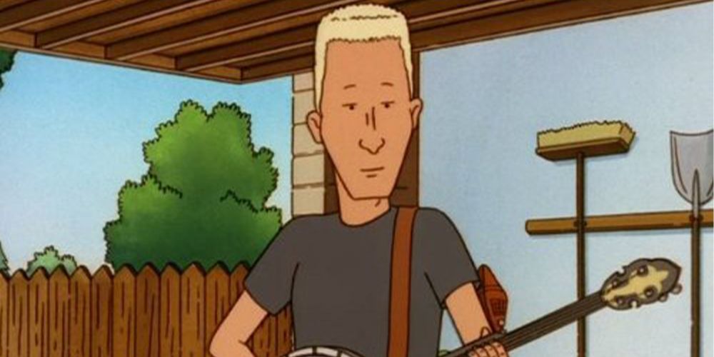 Boomhauer toca el banjo