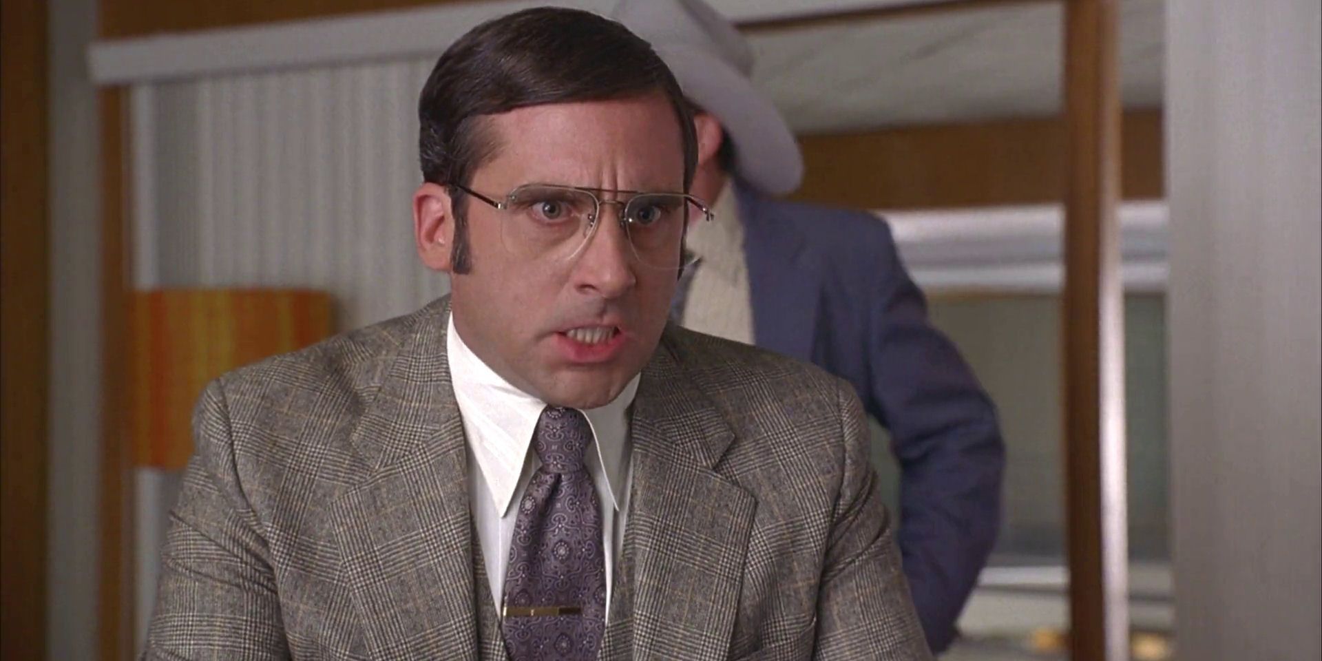 Brick Tamland yelling in Ed's office in Anchorman
