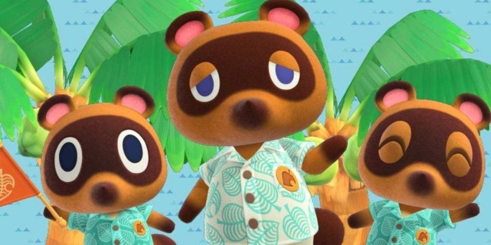 Tom Nook, with Timmy and Tommy.