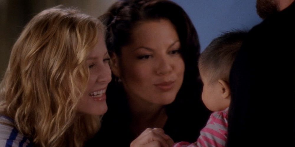 Callie with Arizona and Baby Sophia