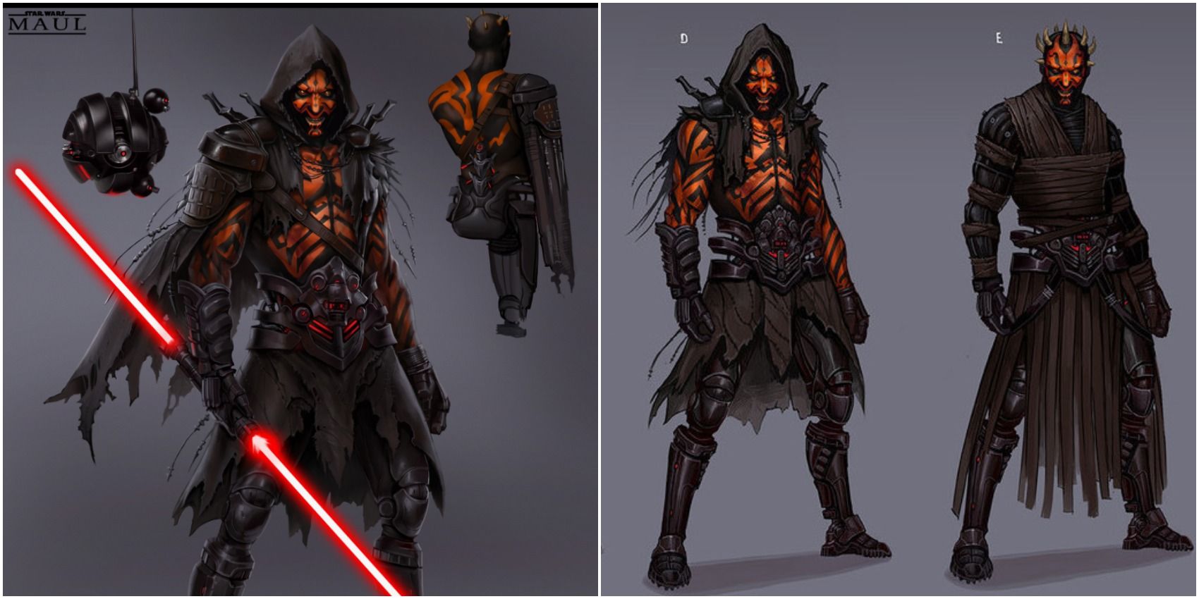 Concept art from a canceled Maul game