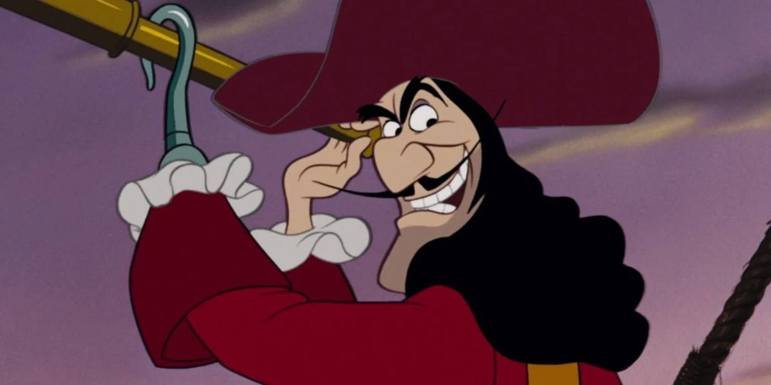 Vilões da Disney têm motivos para maldades? Parece que sim; confira 5 Capitão Gancho em Peter Pan (Reprodução / Disney)