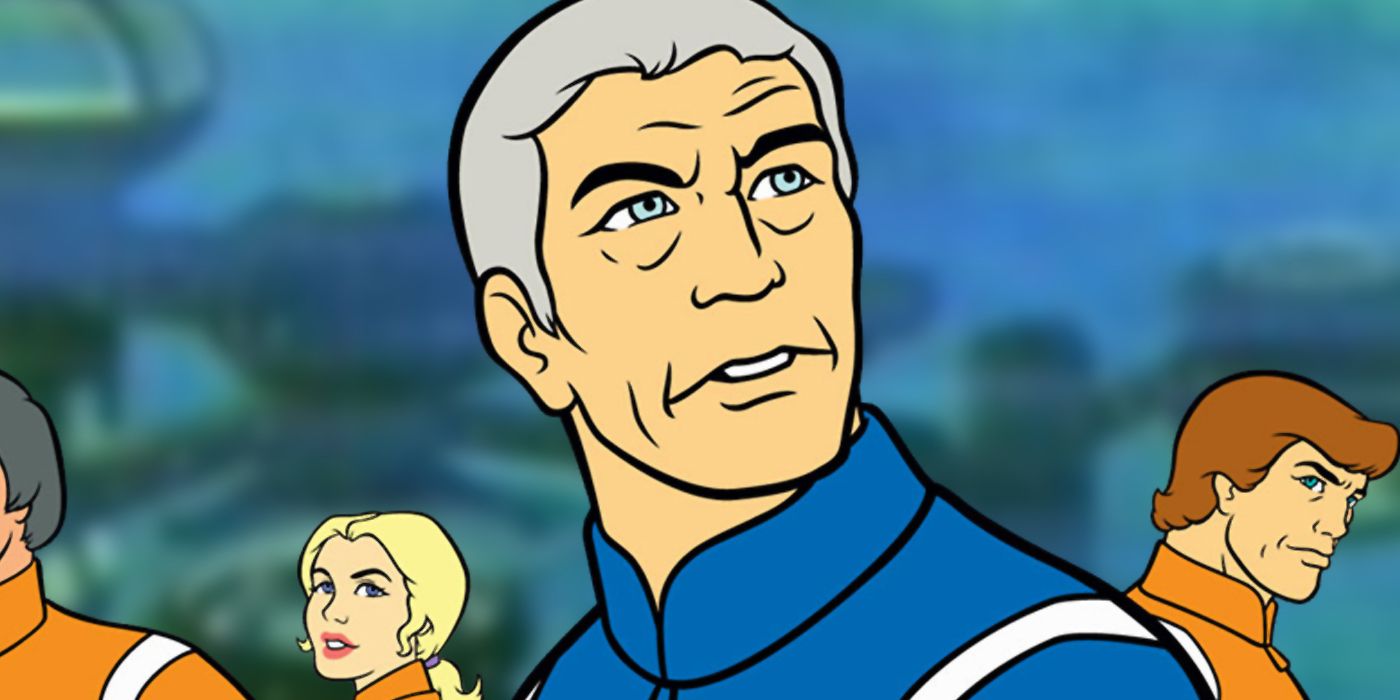 Captain Murphy and crew in Sealab 2021