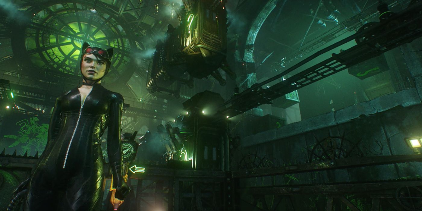 Catwoman In Riddlers Lair Batman Arkham Knight